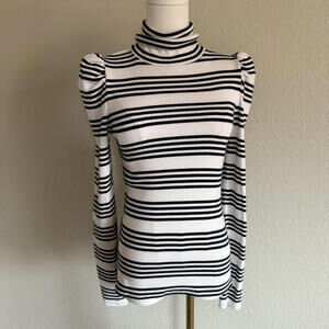 Veronica Beard Black and White Turtle Neck Size XS